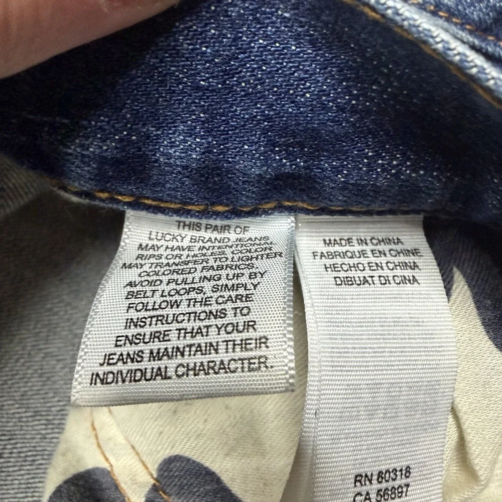 Lucky Brand Jeans Men's Size 38x30 221 Orginal Straight Med Wash Stretch Denim